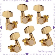 [HelleryMY] Sealed 3R3L Tuning Pegs Machine Heads Tuner for Folk Guitar Replacement handle 3R3L