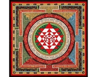 三摩耶曼陀羅唐卡 — 透過神聖幾何顯化豐盛