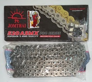 โซ่X-RING (เอ๊กริง) สีดำ(สีเหล็ก) 520-120 (520 ASMX-BB) SUN(jomthai asahi)