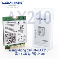WiFi Card 6E WAVLINK Intel AX210 5400Mbps 2.4GHz/5GHz/6GHz Bluetooth 5.3 Super Low Latency &Wifi 7 B