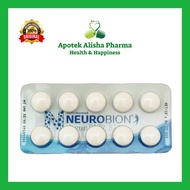 Neurobion Tablet Putih / Nerobion Forte Pink ( 1 Strip ) Vitamin B1, B6, B12 Untuk Kesemutan / Kebas