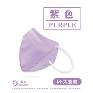 【興安】兒童3D立體醫用口罩/ 紫色大童 50入/1盒