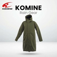 [KOMINE] Motorcycle Rain Gear RK-551 Blaster 3-Layer Mod Raincoat for Men - Available in Olive and B