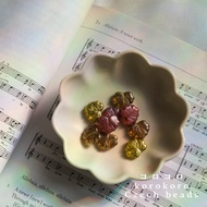 [koro koro] {Beads} Czech Imported Beads Leaf Maple Shape