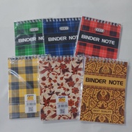 Spiral notes, A6 notes, A7 notes, binder notes