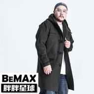 [Fat Planet] Medium Large Size ‧ Korean Classic Horn Button Hooded Jacket 2XL~7XL Extra [EA2592]