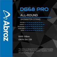 1 Piece Abroz DG68 Pro 10-meter Badminton String (0.68mm)