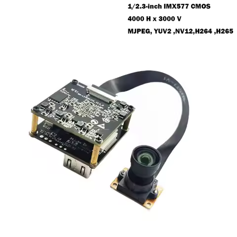 4K 12MP IMX577 USB3.0 Camera Module High Definition FF 100 Degree MJPEG, YUV2 ,NV12,H264 ,H265 UVC-c