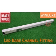 Winluxe T8 LED CASING For 2feet 4feet ( NORMAL WIRING ) / 2 kaki 4 kaki lampu fitting tube fitting