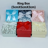 Ring Box / Kotak Cincin 5cm x 5cm x 3cm Box