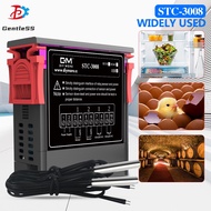 STC-3008 Digital Temperature Controller AC 110V-220V Digital LED Temperature Controller Heating Cooling Centigrade Thermostat