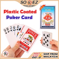 SOEZ Premium Poker Card Plastic Coat Top Quality Casino Playing Card Daun Terup Casino Poker 扑克牌 卡牌