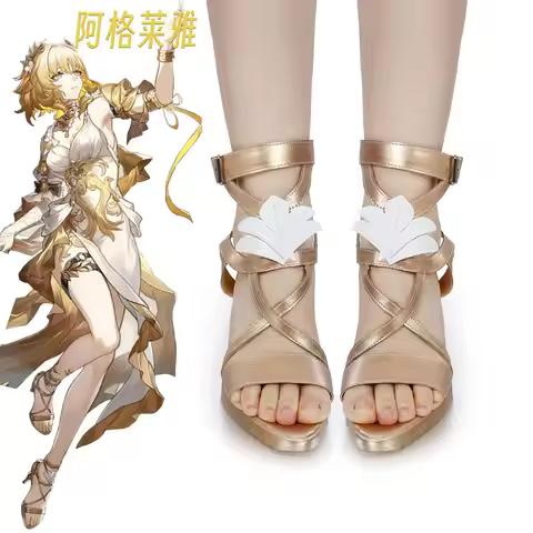 Honkai Star Rail Aglaea Cosplay Shoes Anime Chinese Style Halloween for Game Shoes