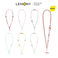 LEMONY กล่องจุ่มสายคล้องโทรศัพท์ Sanrio Characters Series ขนาด 60 ซม. (Sunny Camping)