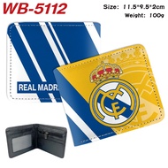Football Club FC Barcelona Liverpool Cartoon PU Leather Mini Card Casual Short Wallet Children Color