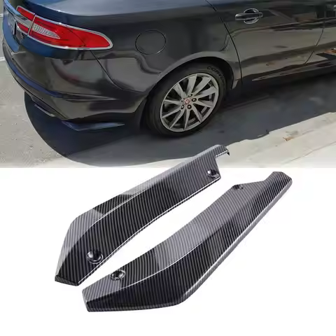 LAICY For Jaguar XE XF XJ 2012-2022 Car Rear Bumper Splitter Diffuser Canard Wrap Spoiler Side Fende