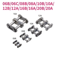 06B/06C/08B/08A/10B/10A/12B/12A/16B/16A/20B/20A-2 Double Row Full Buckle Chain Buckle Carbon Steel I