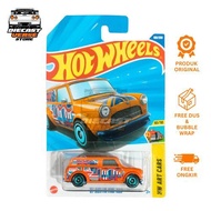Hot Wheels Austin Mini Van Orange 2025 | Diecast miniature car Hotwheels Minivan children's toy