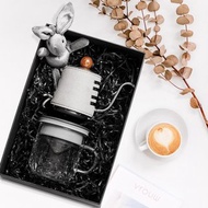 【咖啡套裝禮物】咖啡禮盒 手沖咖啡壺/咖啡杯/磨豆機 聖誕禮物