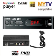 （สปอตกรุงเทพ）กล่อง ดิจิตอล tv เครื่องรับสัญญาณทีวีH.265 DVB-T2 HD 1080p เครื่องรับสัญญาณทีวีดิจิตอล DVB-T2 กล่องรับสัญญาณ Youtube รองรับภาษาไทย Dvb T2 TV Box Wifi Usb 2.0 Full-HD 1080P Dvb-t2 Tuner TV Box Satellite Tv Receiver Tuner Dvb