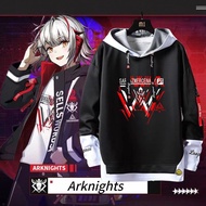 Arknights hooded antifreeze jacket, 2D animated Arknights W agent pr