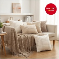 50x50cm Solid Cushion Cover Soft Skin-Friendly Sofa Pillowcase Home Decor Pillow Case  Sarung Bantal