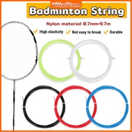VILLA Badminton String Durable Nylon Badminton Racket String Badminton Racket Repair 9.7m