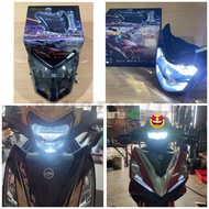 💥SYM VF3i 185💥 Headlamp LED Smoke Zhi Pat ZhiPat Head Lamp H4 VF3 SYM185 VF3185