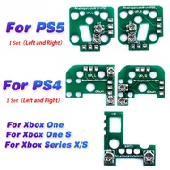 1Pair Analog Stick Drift Fix PCB Flex For PS4 PS5 Control Gamepad Joystick Drift Repair Module For X
