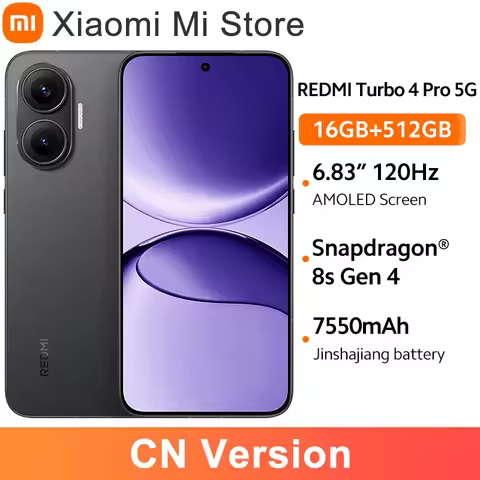 Xiaomi Redmi Turbo 4 Pro 5G CN Version Smartphone Snapdragon 8s Gen 4 50MP 7550mAh 90W Charge 1.5K 6