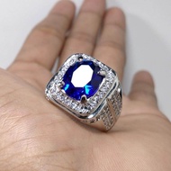 CINCIN BATU KING SAFIR ROYAL BLUE ASLI CATAM