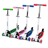 Kids Scooter Foldable and Adjustable Four Wheels Kick Scooter