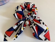 新：紮頭髮 橡筋 髮飾 髮圈 綁頭髮 格仔 民族 珍珠 紥髮 長頭髮 handmade 女 女仔 女士 兒童