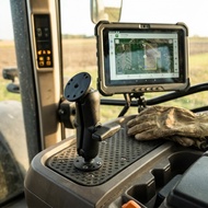 Tablet Mount Rugged Tablet Holder with Ball Joint Navigation Bracket Metal Universal for Farmers, Tr