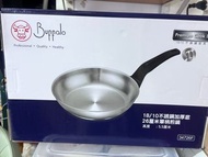 Buffalo 18/10 不銹鋼單柄煎鍋26cm