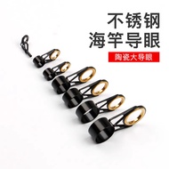 Stainless Steel Ceramic Guide Ring Sea Rod Guide Ring Eye Guide Top Ring Fishing Rod Line Ring Fishi