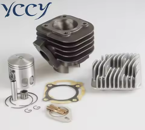 47mm 70cc Motocycle Big Bore cylinder kit For 2T Yamaha JOG 50 Vino 50 ATV Equipment Parts Factory D