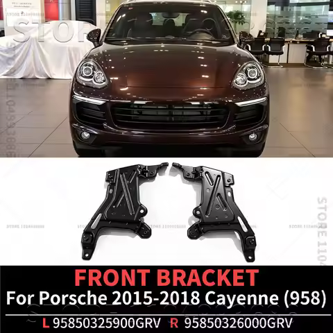 For Porsshe 2015-2018 Cayenne (958) Front Bumper Car Headlight Bracket OEM 95850325900GRV 9585032600