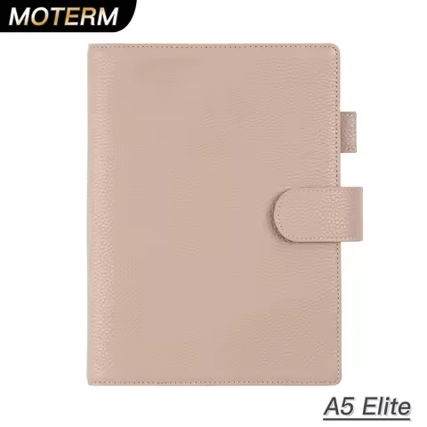 Moterm A5 Size Elite Planner Cover for Hobonichi Cousin A5 Pebbled Grain Leather Notebook without La