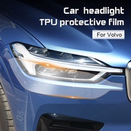 2pcs TPU Car Headlight Headlamp Protective Film Stickers for Volvo XC60 XC90 XC40 V90 V60 S60 S90 Ac
