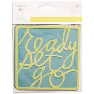Project Life Heidi Swapp 4x4 Die Cut Phrases 12/Pkg