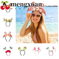 MENGXUAN Hawaiian Party Headband, Pineapple Flamingo Party Props Hairband, Funny Hairband Headwear C