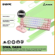☽ └ ◸ EasyPC| RAKK DIWA/ DIWA V2 68 Keys Mechanical Gaming Keyboard | Outemu Blue or Red Hotswap|