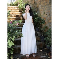 BBSTORE'S brand white lace dress with linen fullbox