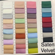 COD, KAIN VELVET ROLLAN, SATIN VELVET ROLL/ Pis, pelvet silk, Vetvet