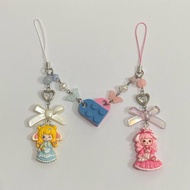 HP GANTUNGAN Matching princess bow beaded keychain | Bestie twin bead hanger bag collectionhp