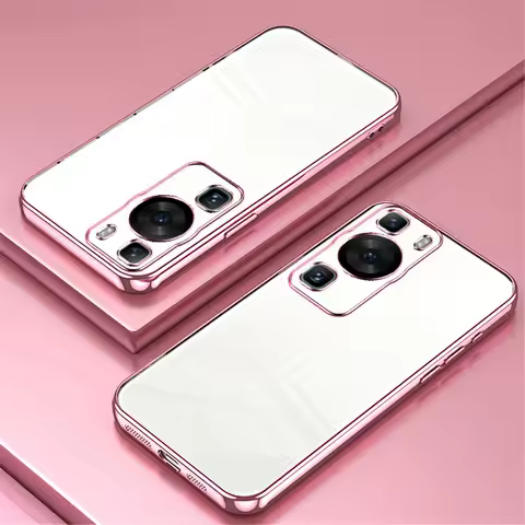 Luxury Plating Bumper Case For Huawei P30 Lite P20 P40 P50 P60 Pro Mate 20 P 30 Silicone Transparent