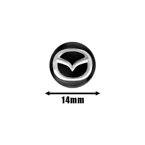 5/10Pcs 14mm For Mazda 2 3 6 ATENZA 3 BK BL 5 CR CW 6 II GH CX-7 ER MX-5 NC Auto Remote Key Emblem L