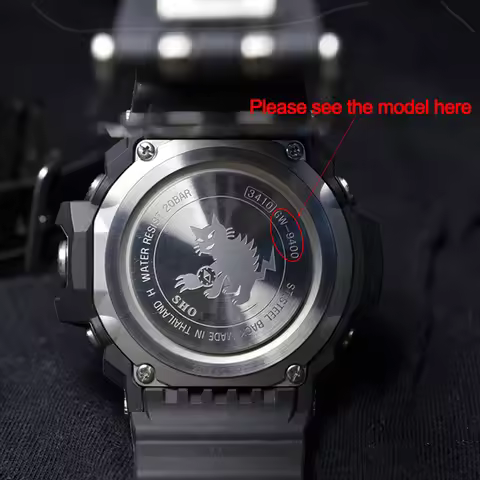 Resin Watchband Fit For Casio GW9400 Men Strap Stainless Steel Loop GW-9400 Bracelet G-9300 Watch Ac