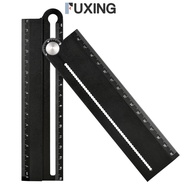 FUXING ไม้บรรทัดอเนกประสงค์ความแม่นยำสูงผลิตจากอะลูมินัมอัลลอยพรีเมี่ยม